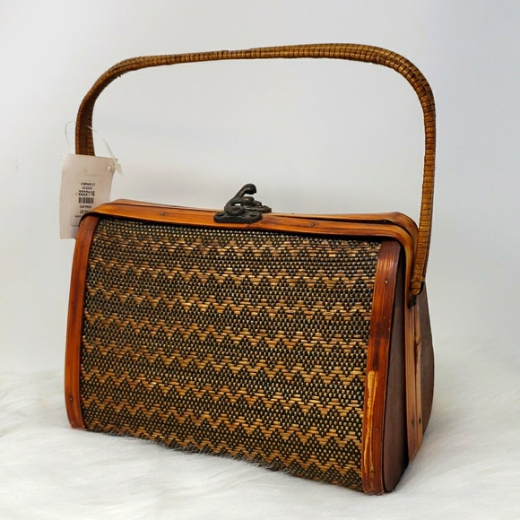 Handbags - NWT African Style Wooden Unique Purse Bags NEW